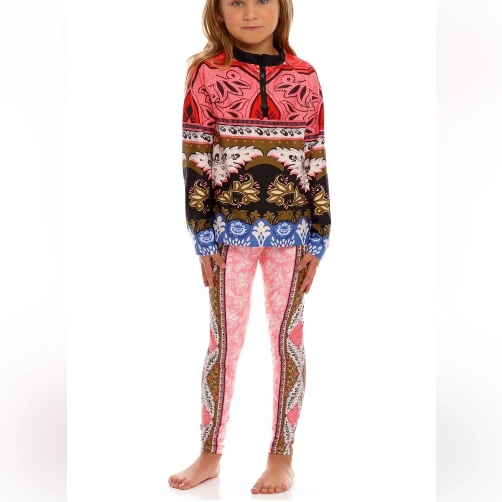 NEW AGUA BENDITA girl's antiq roni pants in pink